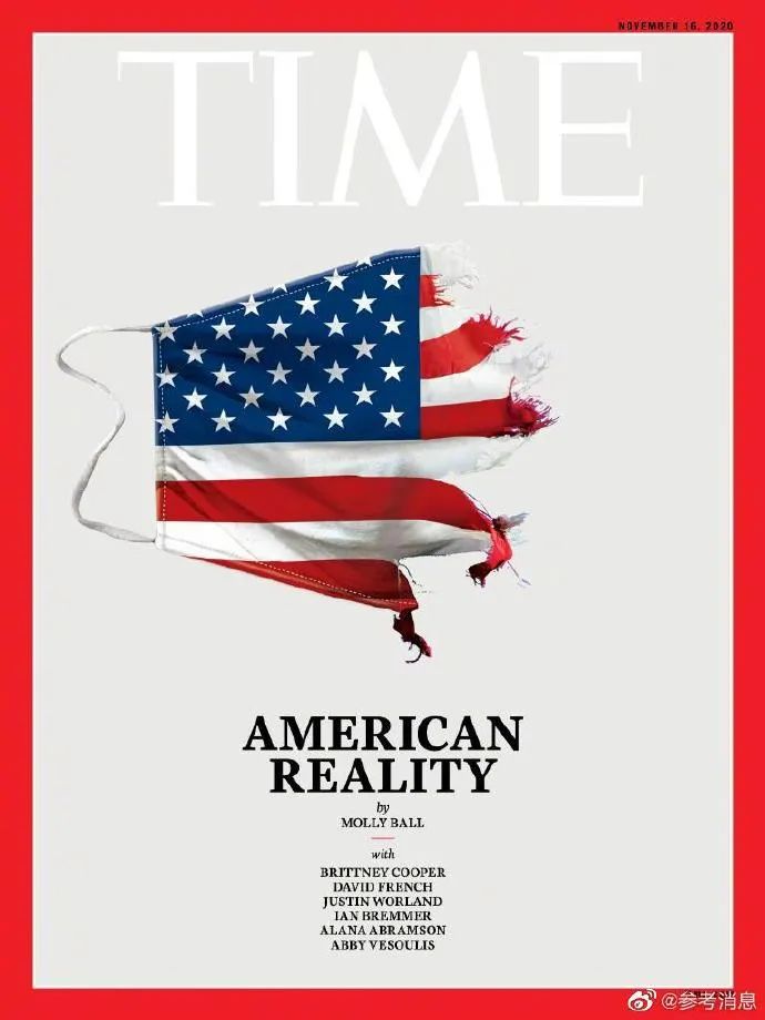 ▲美国《时代》周刊杂志在推特上发布的最新一期封面。